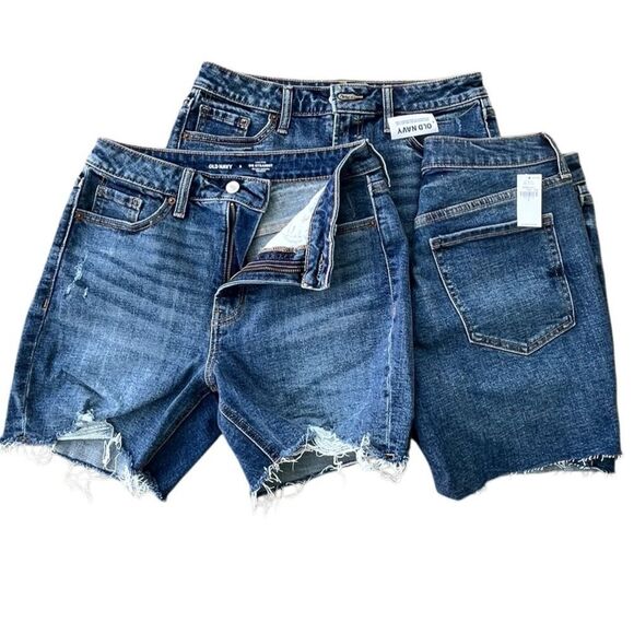 Old Navy OG Straight High-Rise Jean Shorts NWT Size 6 | 5” Inseam - Picture 8 of 13